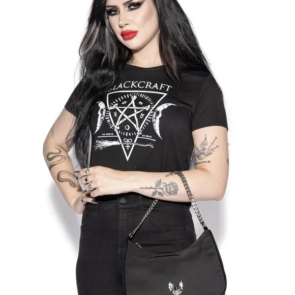 BlackCraft Cult Nylon Bat Crossbody Purse Bag Believe In Yourself NEW - Picture 2 of 11